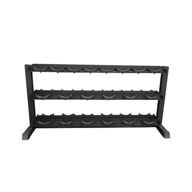 Rack de 3 niveles para mancuernas (15 pares)